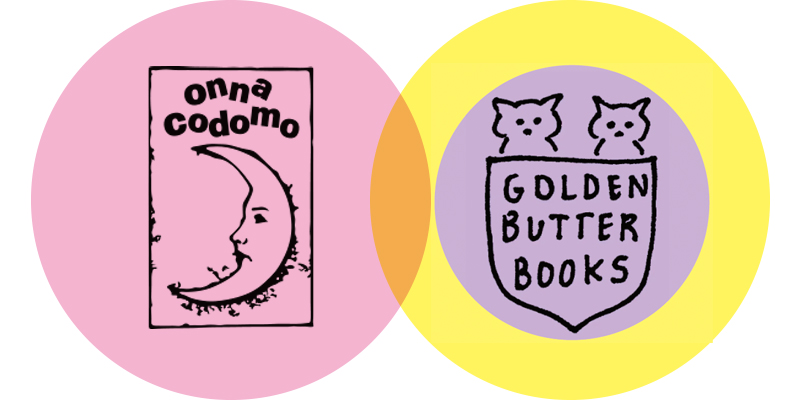 onnacodomoとGOLDEN BUTTER BOOKSの紹介画像